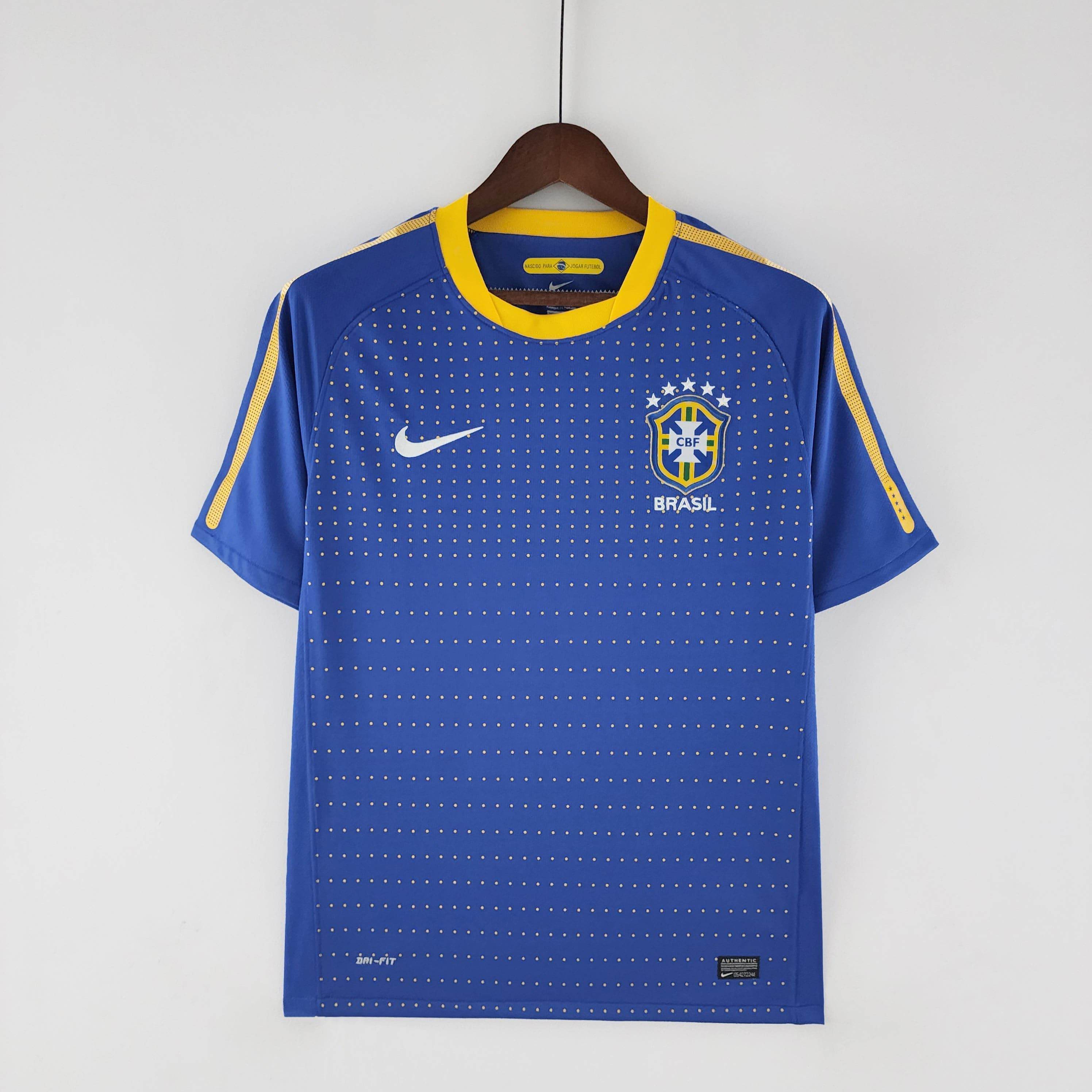 CAMISETA BRASIL II 2010 HOMBRE (RETRO) - ZonaCamisetas
