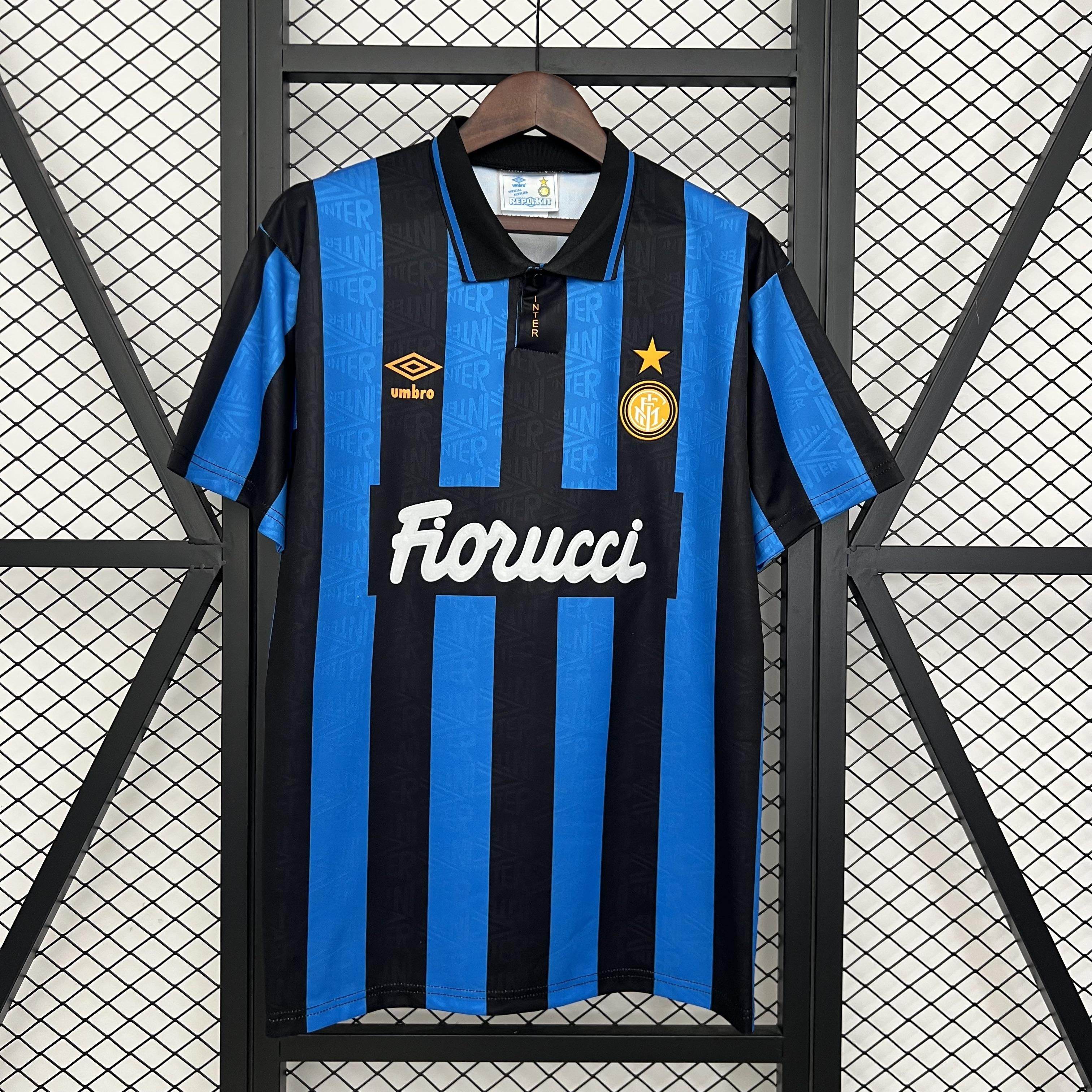CAMISETA INTER DE MILAN I 92/94 HOMBRE (RETRO) - ZonaCamisetas
