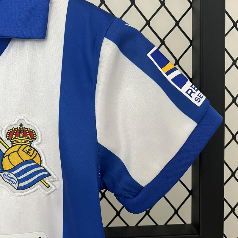 CAMISETA REAL SOCIEDAD I 24/25 CONJUNTO INFANTIL