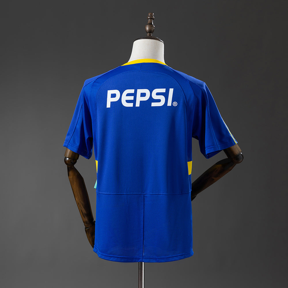 CAMISETA BOCA JUNIORS I 03/04 HOMBRE (RETRO)