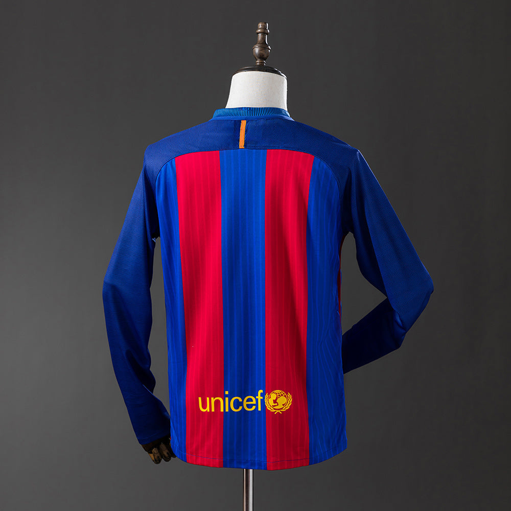 CAMISETA BARCELONA I 16/17 MANGA LARGA HOMBRE (RETRO)