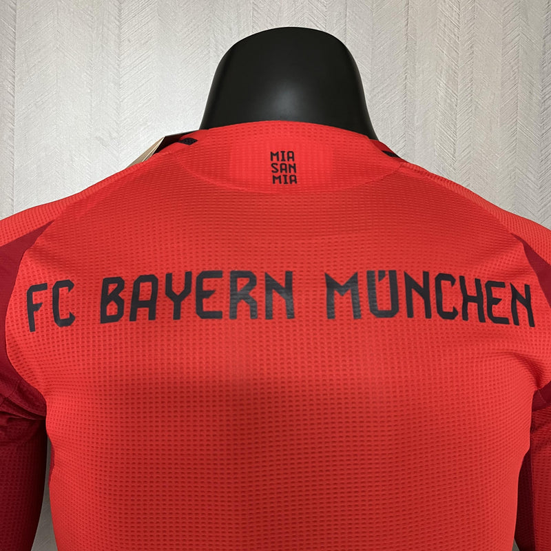 CAMISETA BAYERN DE MUNICH I 24/25 MANGA LARGA HOMBRE (VERSIÓN JUGADOR)