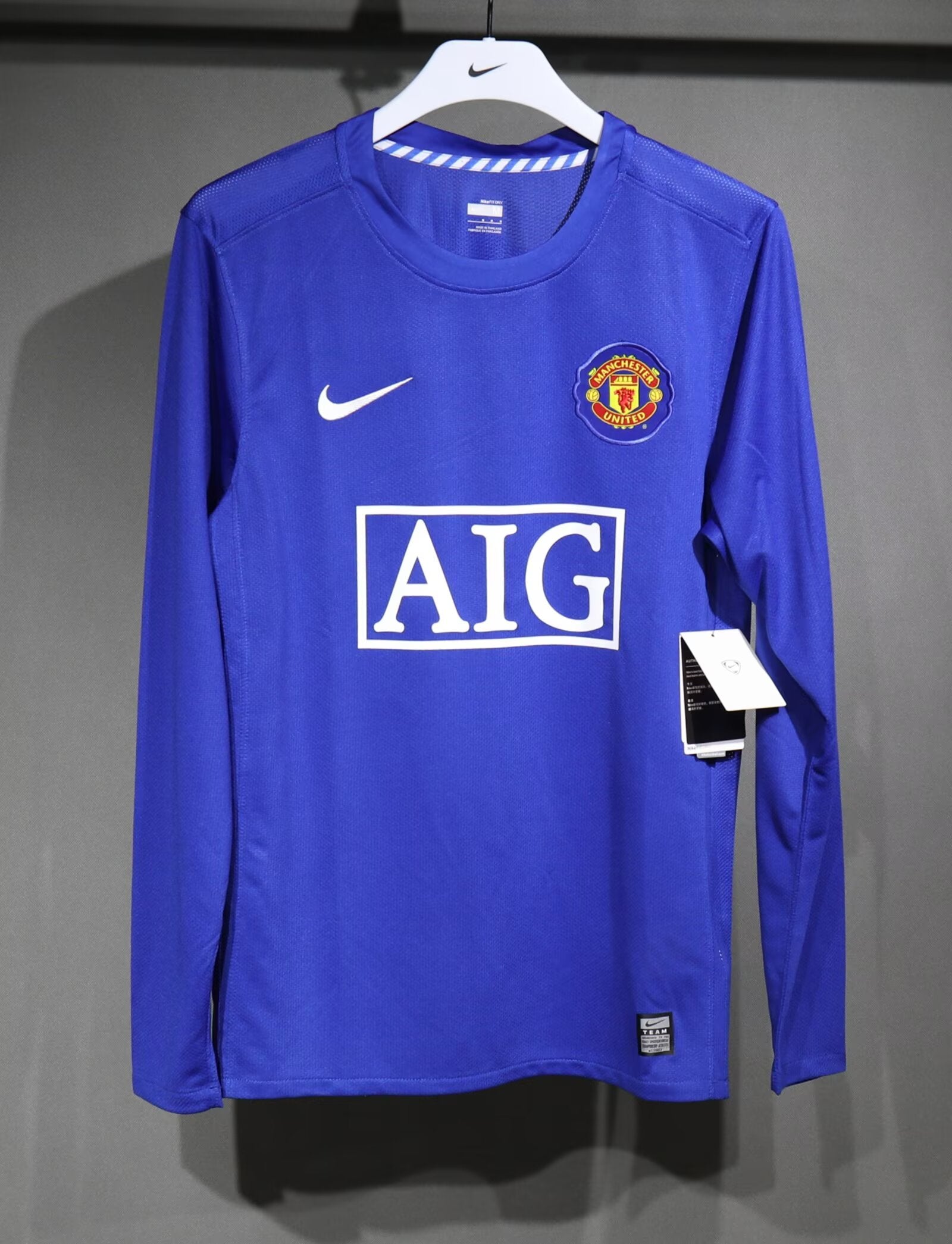 CAMISETA MANCHESTER UNITED II 06/07 HOMBRE (RETRO) MANGA LARGA