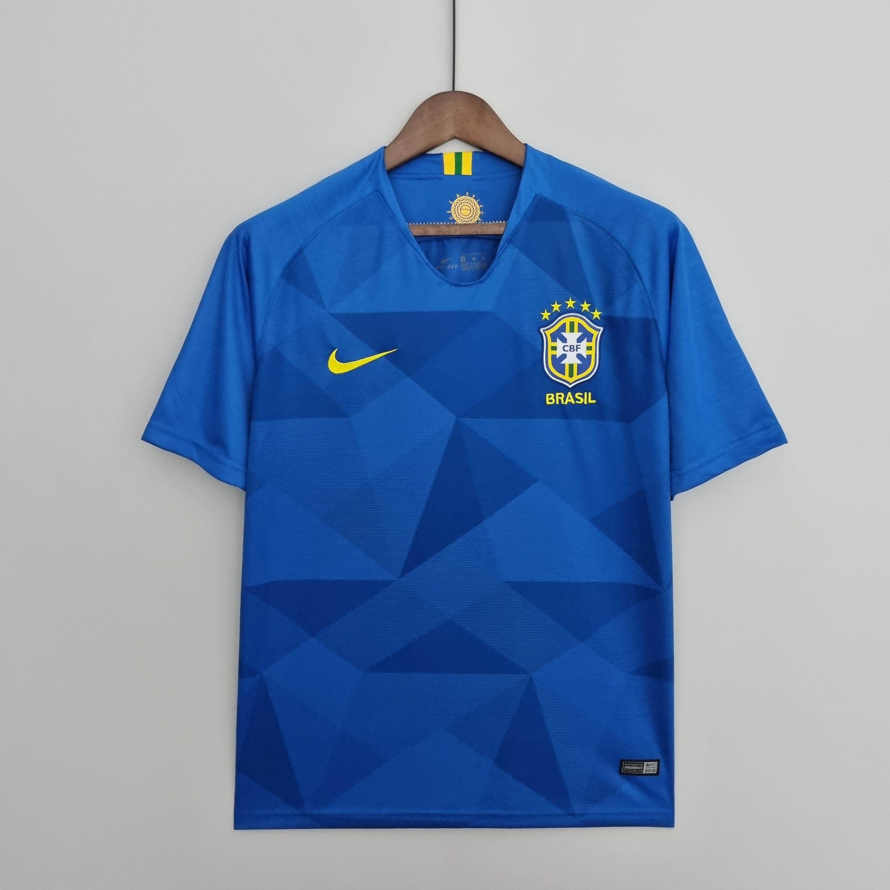 CAMISETA BRASIL II 2018 HOMBRE (RETRO) - ZonaCamisetas