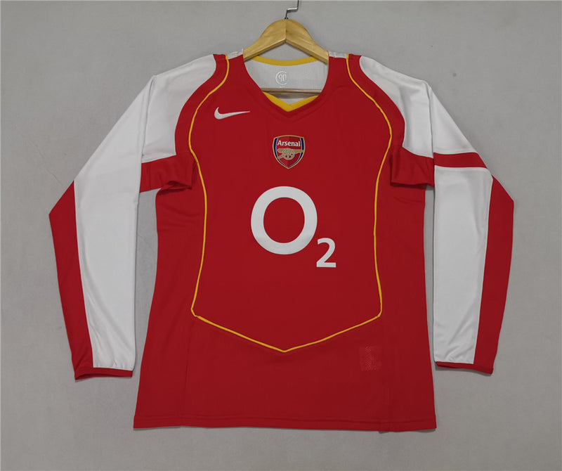 CAMISETA ARSENAL I 04/05 HOMBRE (RETRO) MANGA LARGA