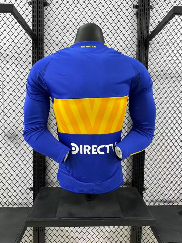 CAMISETA BOCA JUNIORS I 24/25 HOMBRE MANGA LARGA (VERSIÓN JUGADOR)