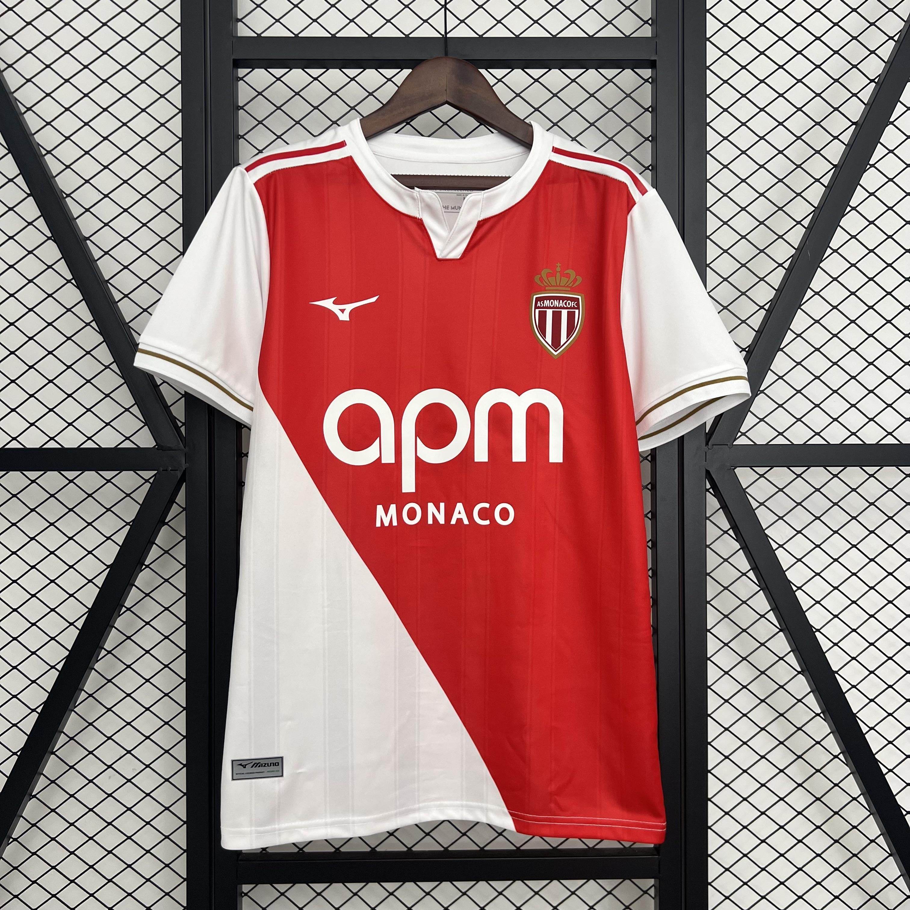 CAMISETA AS MONACO I 25/26 HOMBRE (VERSIÓN FAN) - ZonaCamisetas
