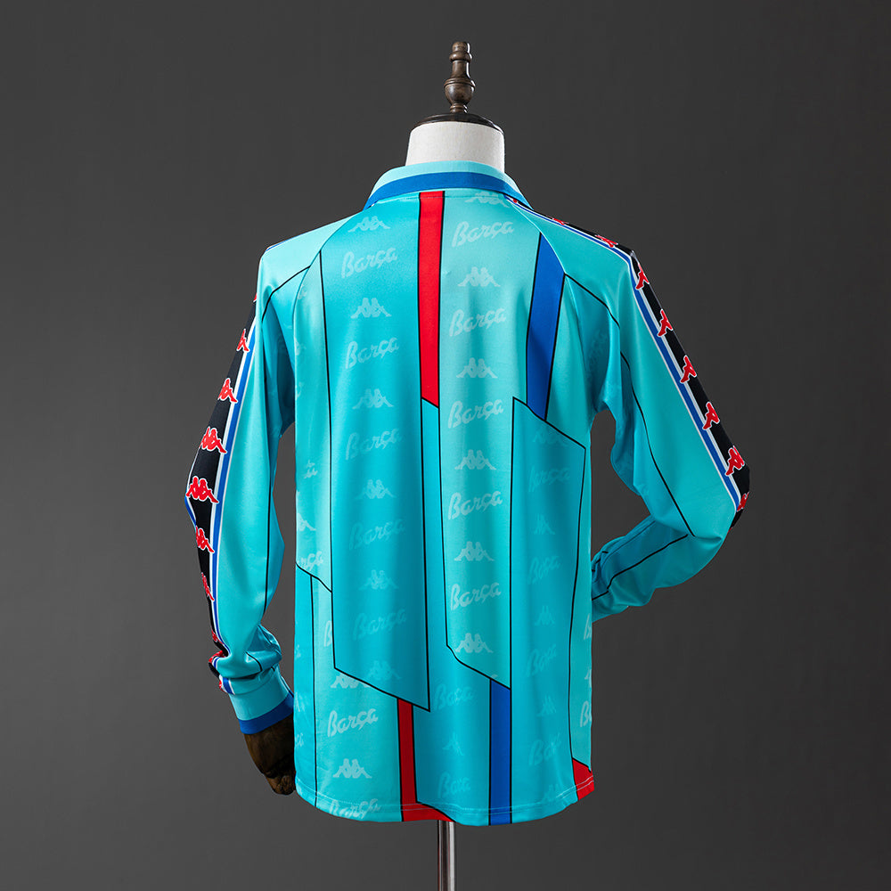 CAMISETA BARCELONA II 96/97 MANGA LARGA HOMBRE (RETRO)