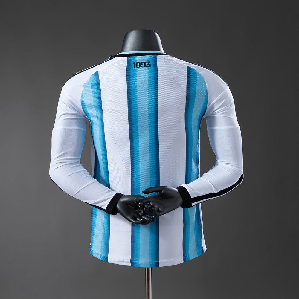 CAMISETA ARGENTINA I 2026 MANGA LARGA HOMBRE (VERSION JUGADOR)
