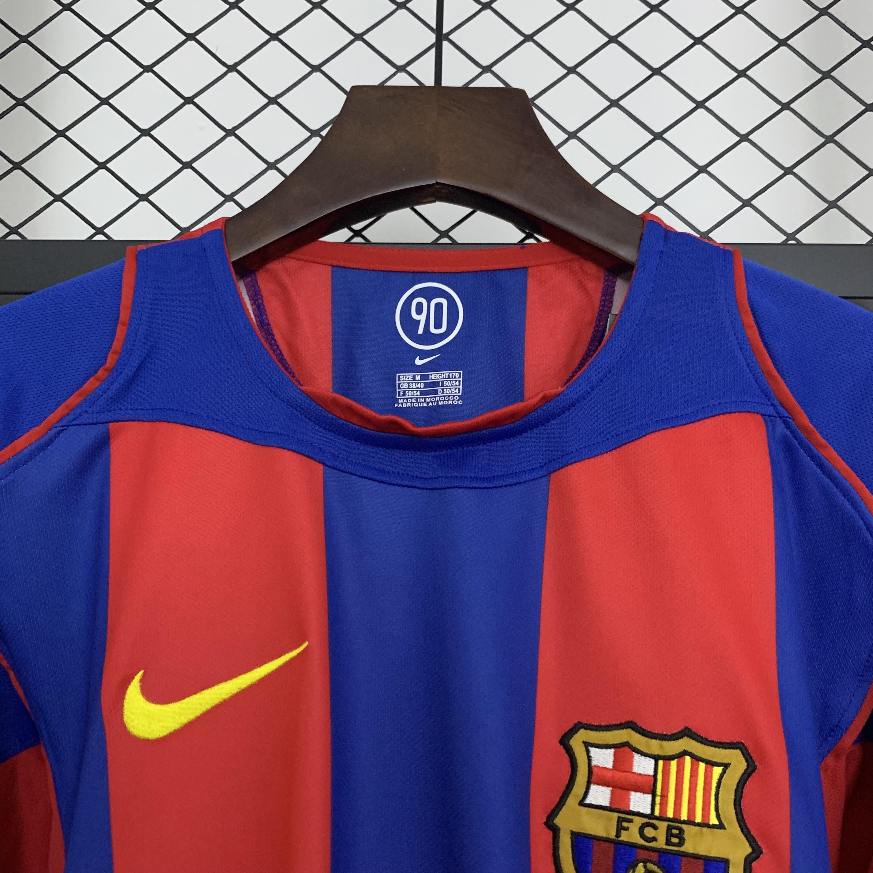 CAMISETA BARCELONA I 04/05 HOMBRE (RETRO)