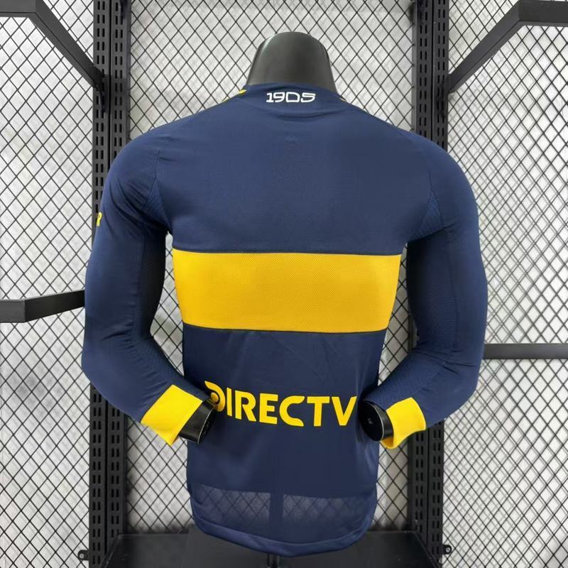 CAMISETA BOCA JUNIORS I 25/26 HOMBRE MANGA LARGA (VERSIÓN JUGADOR)