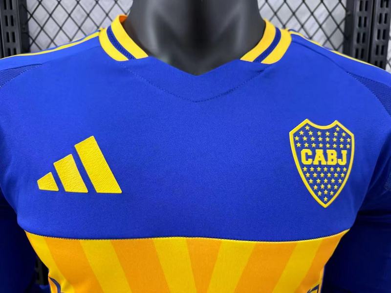 CAMISETA BOCA JUNIORS I 24/25 HOMBRE MANGA LARGA (VERSIÓN JUGADOR)