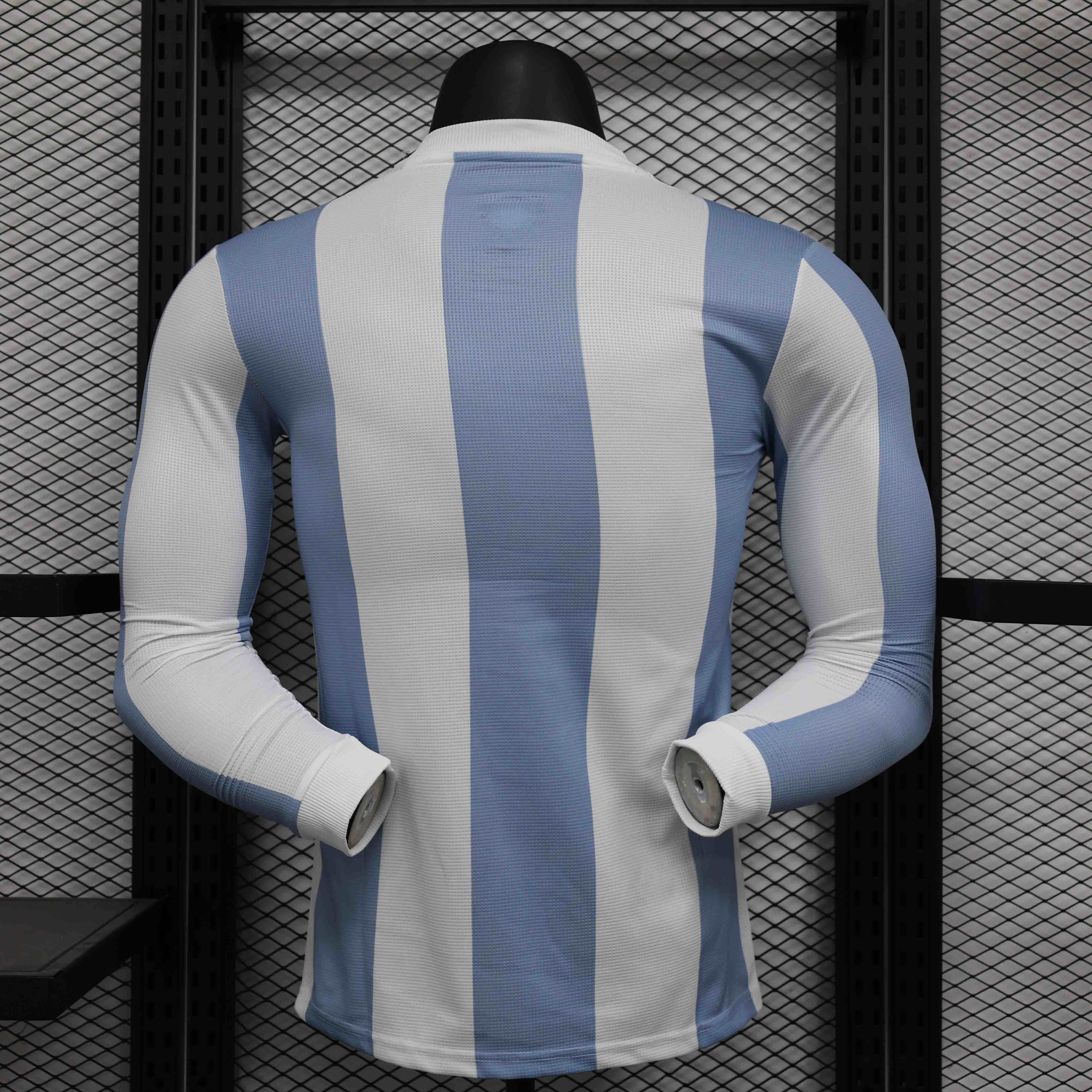 CAMISETA ARGENTINA 50th I 2024 HOMBRE (VERSIÓN JUGADOR) MANGA LARGA - ZonaCamisetas