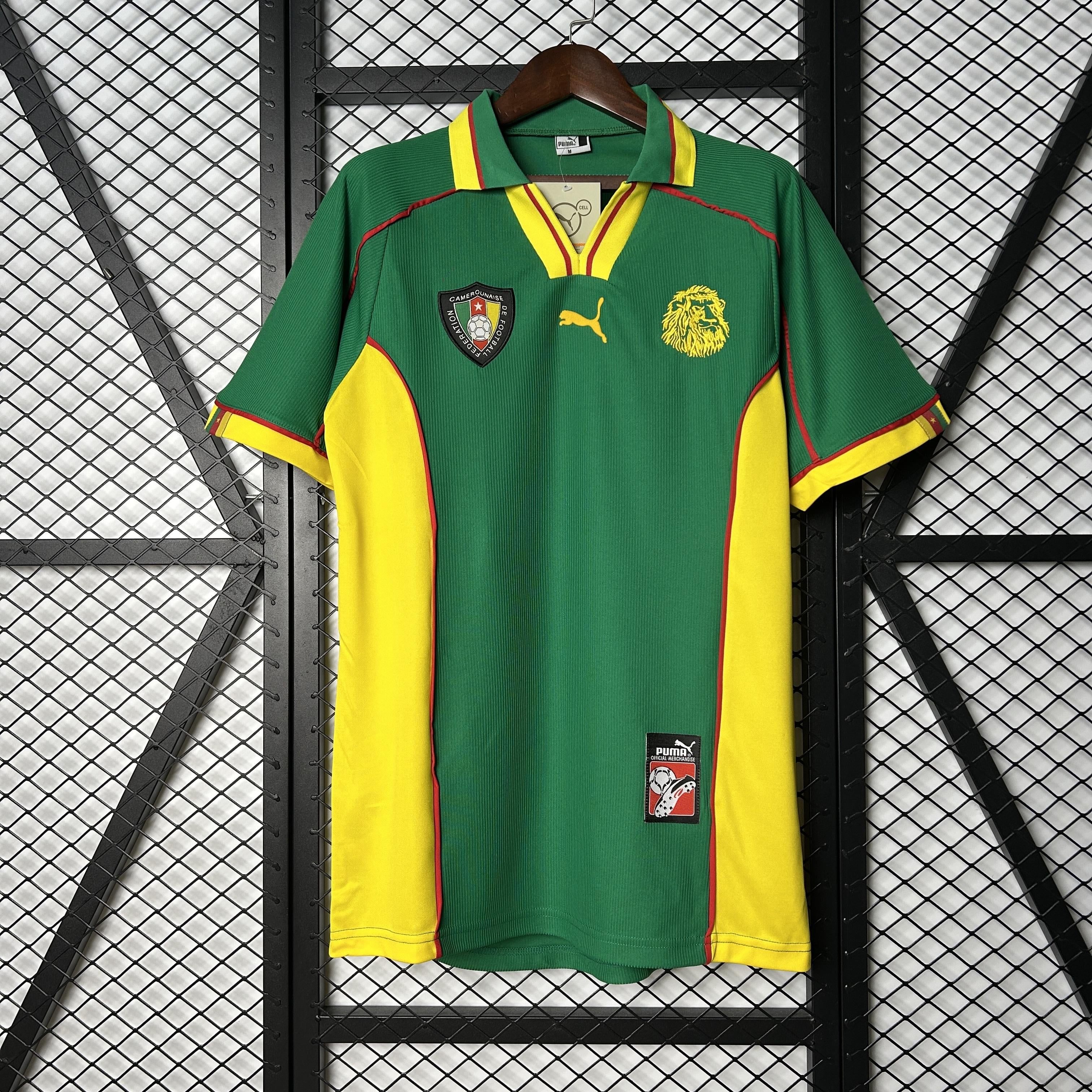 CAMISETA CAMERUN I 98/99 HOMBRE (RETRO)