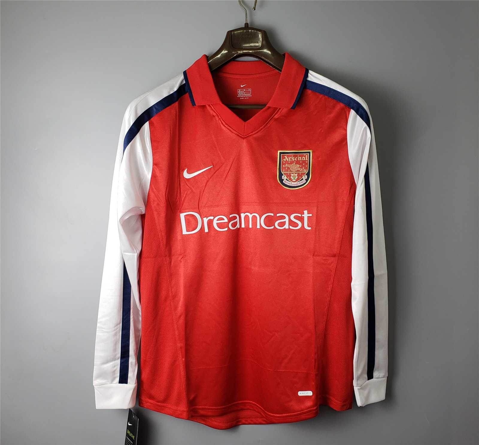CAMISETA ARSENAL I 00/01 HOMBRE (RETRO) MANGA LARGA - ZonaCamisetas