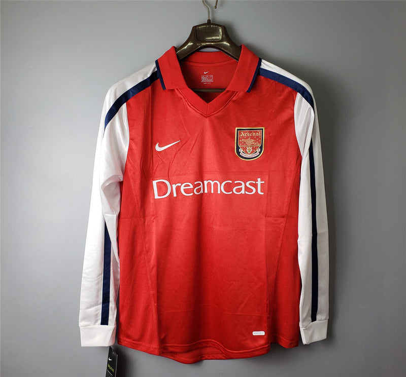 CAMISETA ARSENAL I 00/01 HOMBRE (RETRO) MANGA LARGA