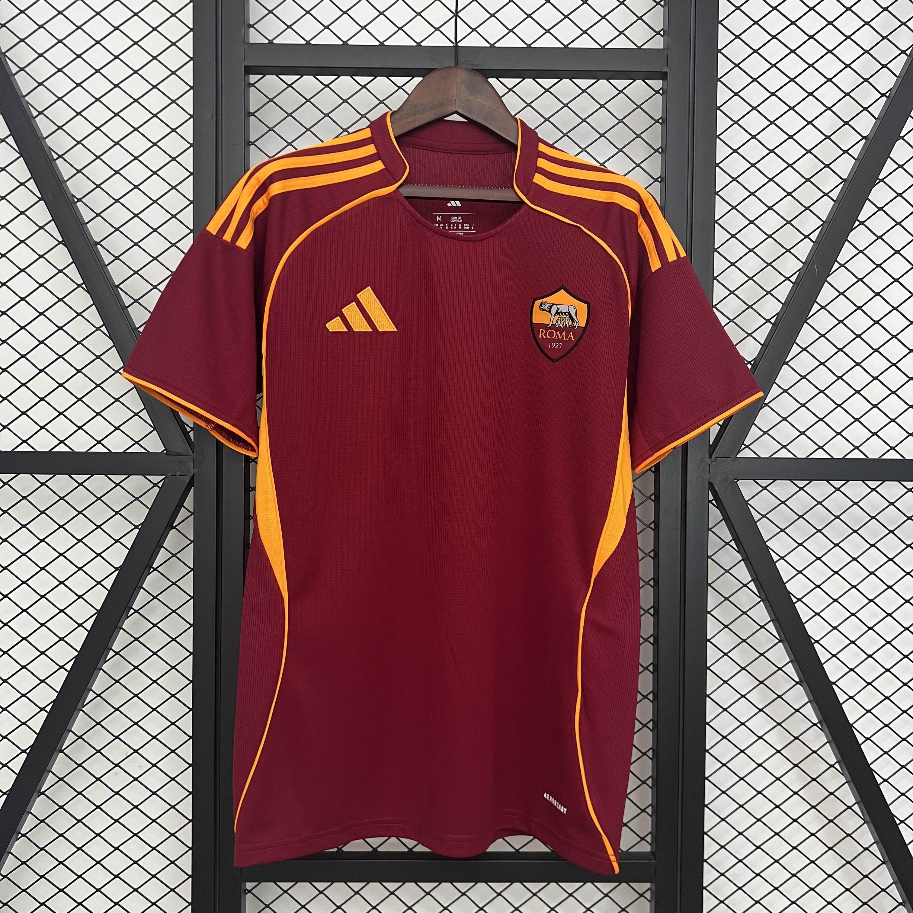 CAMISETA ROMA I 25/26 HOMBRE (VERSIÓN FAN) - ZonaCamisetas