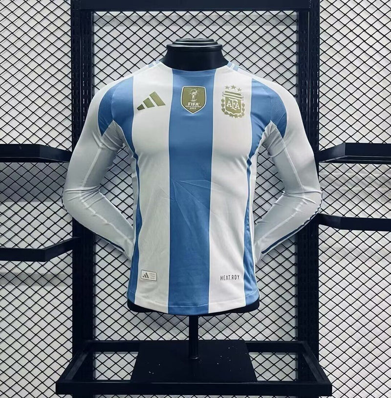 CAMISETA ARGENTINA I 2024 HOMBRE MANGA LARGA (VERSIÓN JUGADOR)