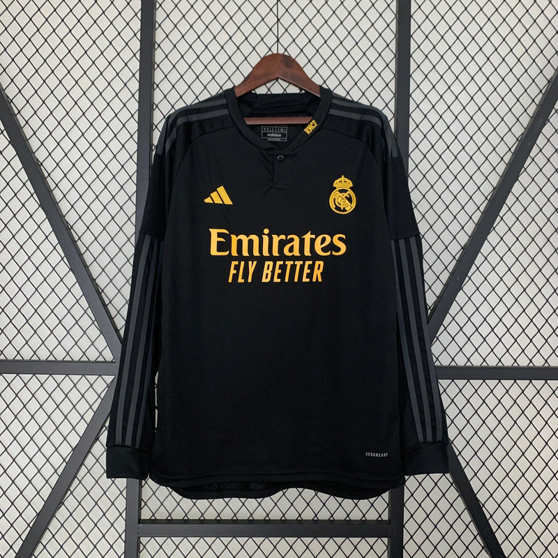 CAMISETA REAL MADRID III 23/24 HOMBRE MANGA LARGA (VERSIÓN FAN)