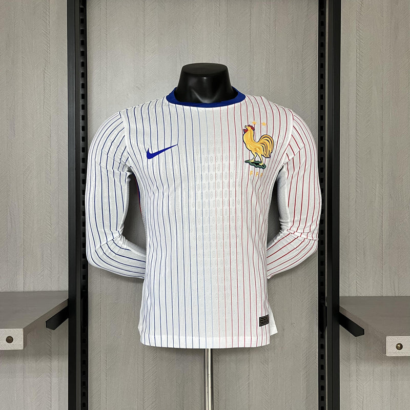 CAMISETA FRANCIA II EURO 2024 MANGA LARGA HOMBRE (VERSIÓN JUGADOR)