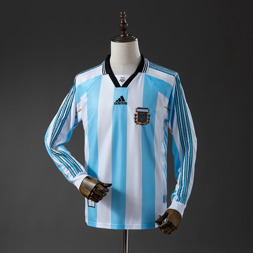 CAMISETA ARGENTINA I 98/99 MANGA LARGA HOMBRE (RETRO)