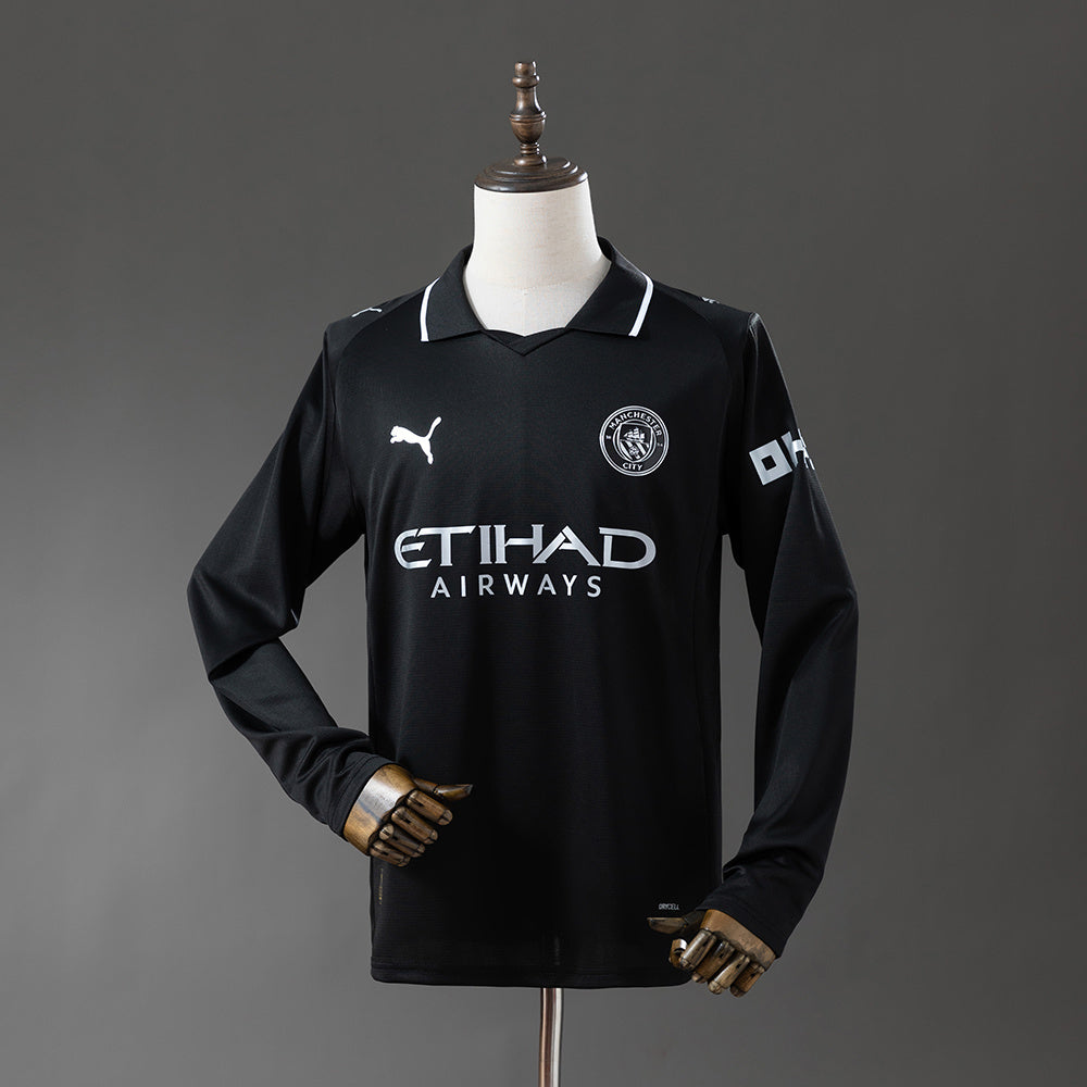 CAMISETA MANCHESTER CITY lI 25/26 MANGA LARGA HOMBRE (VERSIÓN FAN)