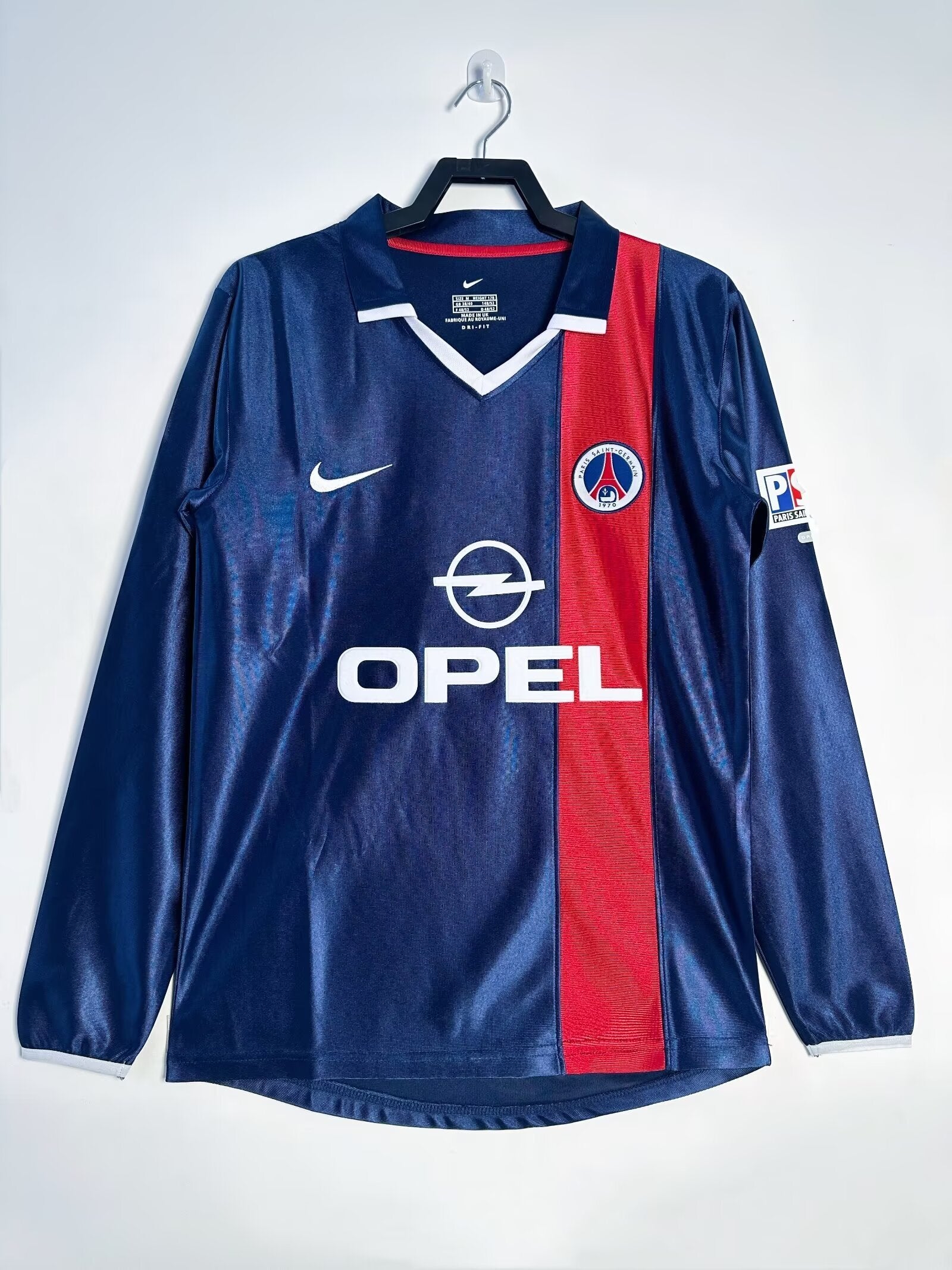 CAMISETA PSG I 01/02 HOMBRE (RETRO) MANGA LARGA