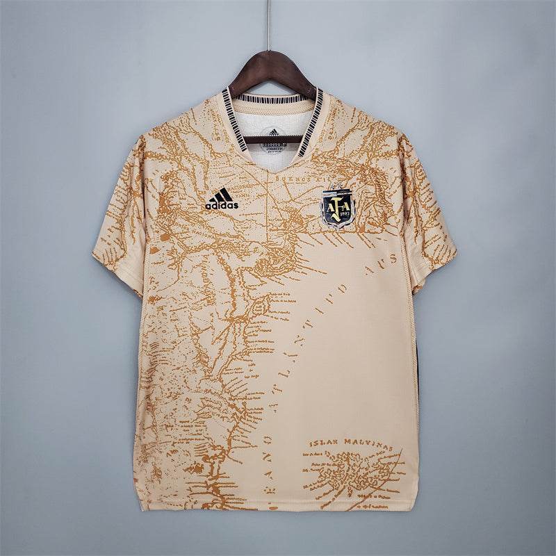 CAMISETA ARGENTINA EDICIÓN COMEMORATIVA I 2021 HOMBRE (RETRO) - ZonaCamisetas