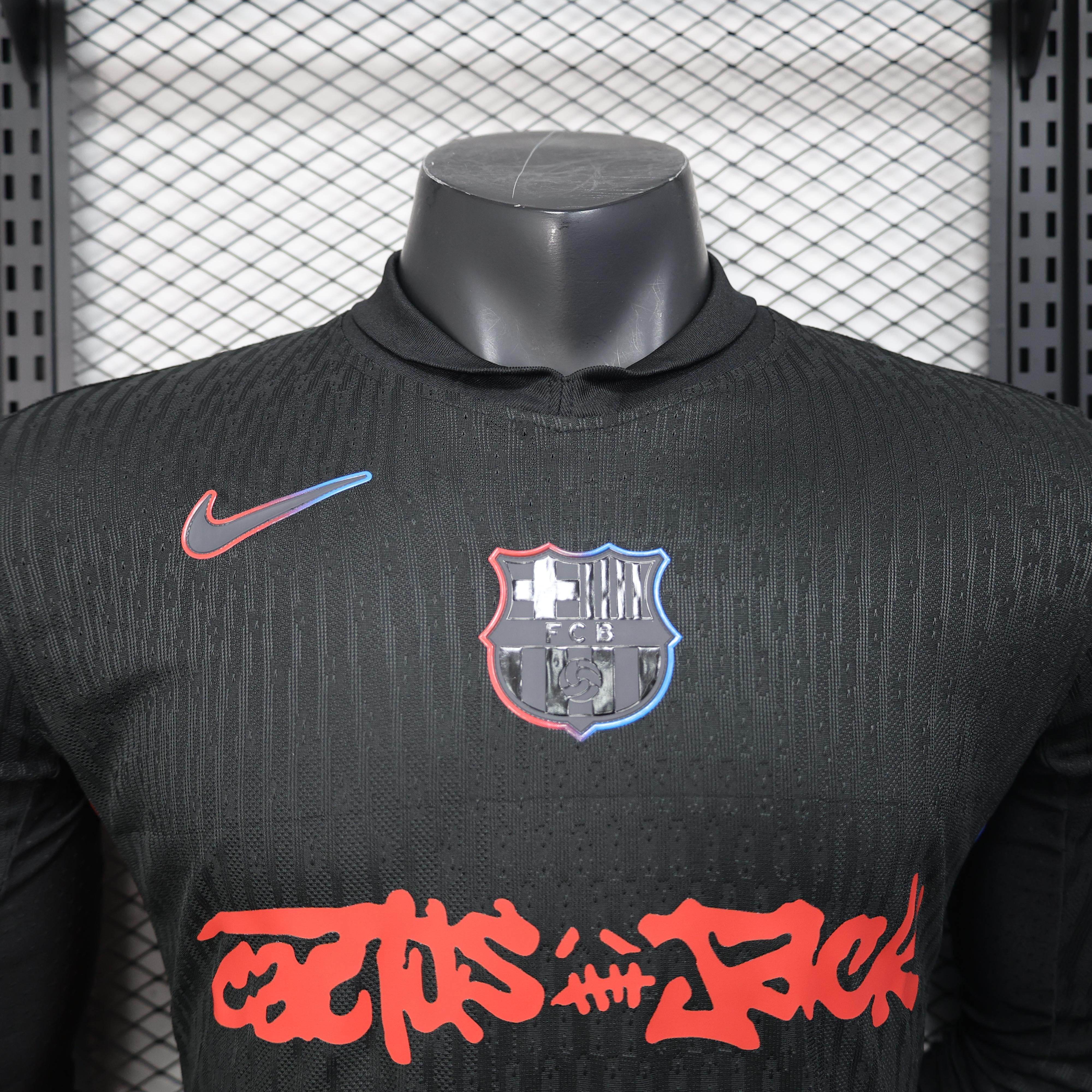 CAMISETA BARCELONA Il 24/25 HOMBRE MANGA LARGA (VERSIÓN JUGADOR) - ZonaCamisetas