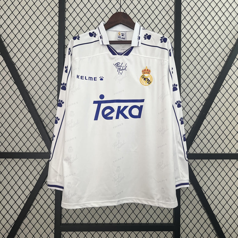 CAMISETA REAL MADRID l 94/96 MANGA LARGA HOMBRE (RETRO)