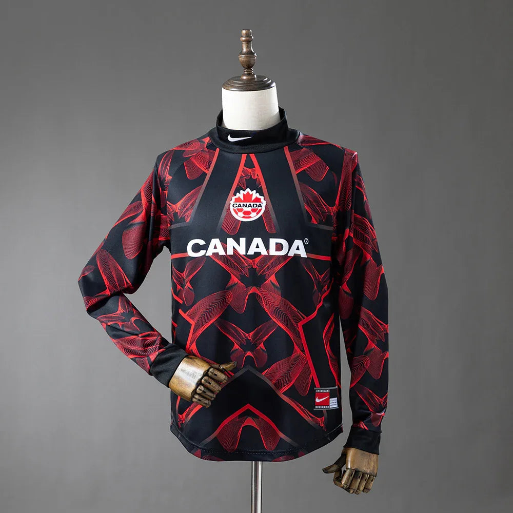 CAMISETA CANADA PORTERO I 2026 MANGA LARGA HOMBRE (VERSIÓN FAN) - ZonaCamisetas