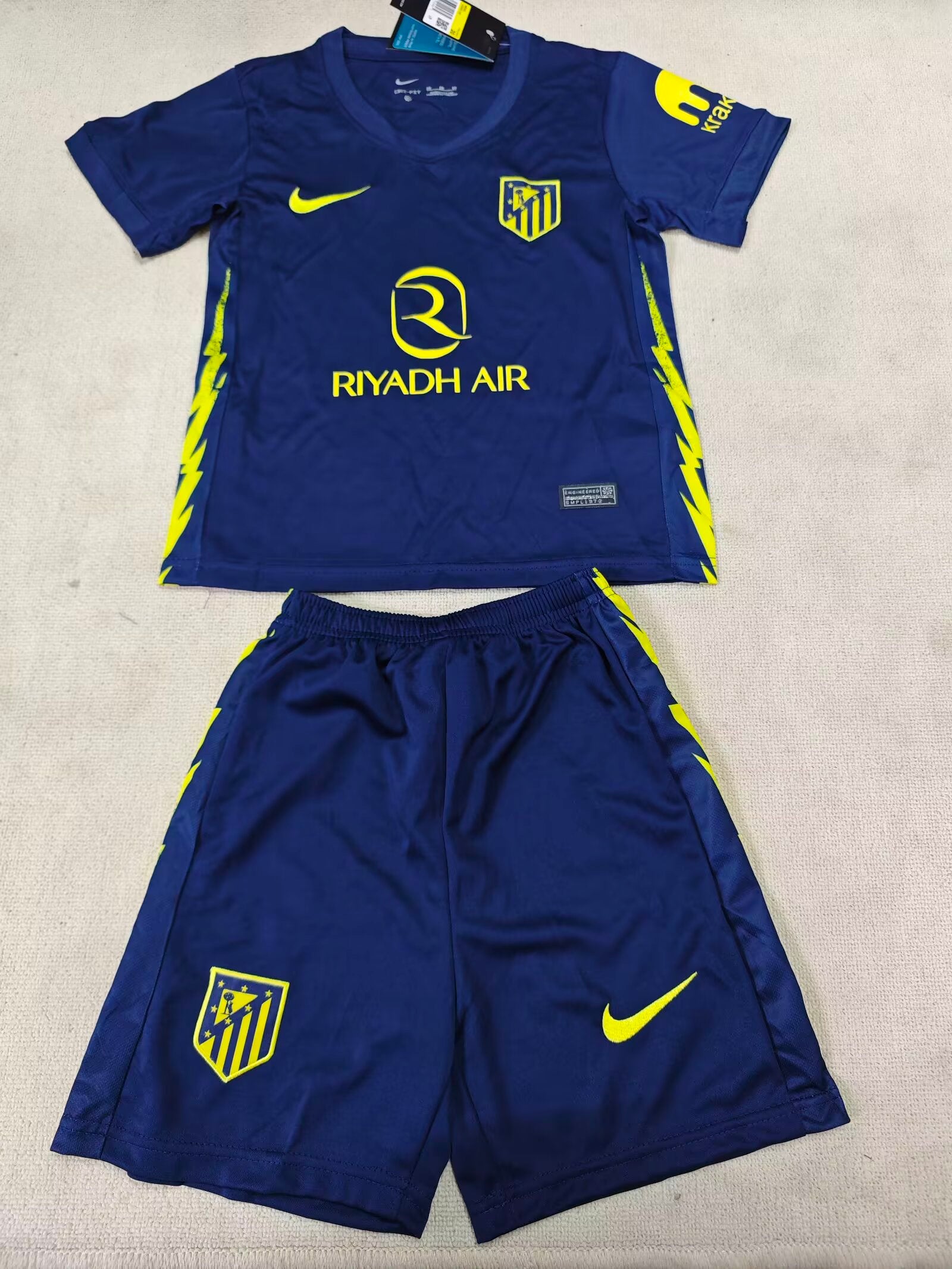 CAMISETA ATLÉTICO DE MADRID II 25/26 CONJUNTO INFANTIL
