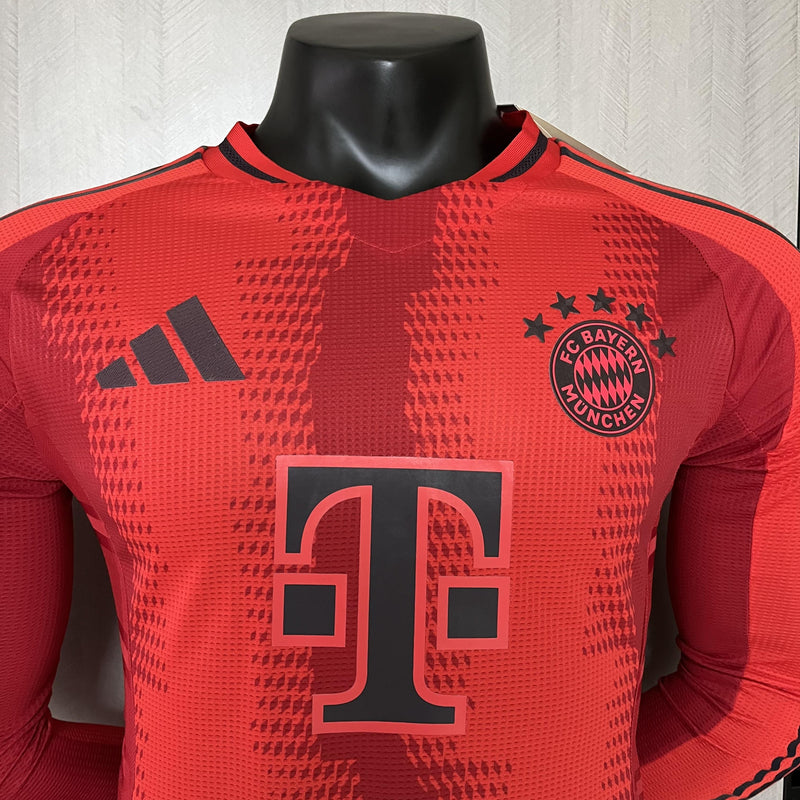 CAMISETA BAYERN DE MUNICH I 24/25 MANGA LARGA HOMBRE (VERSIÓN JUGADOR)