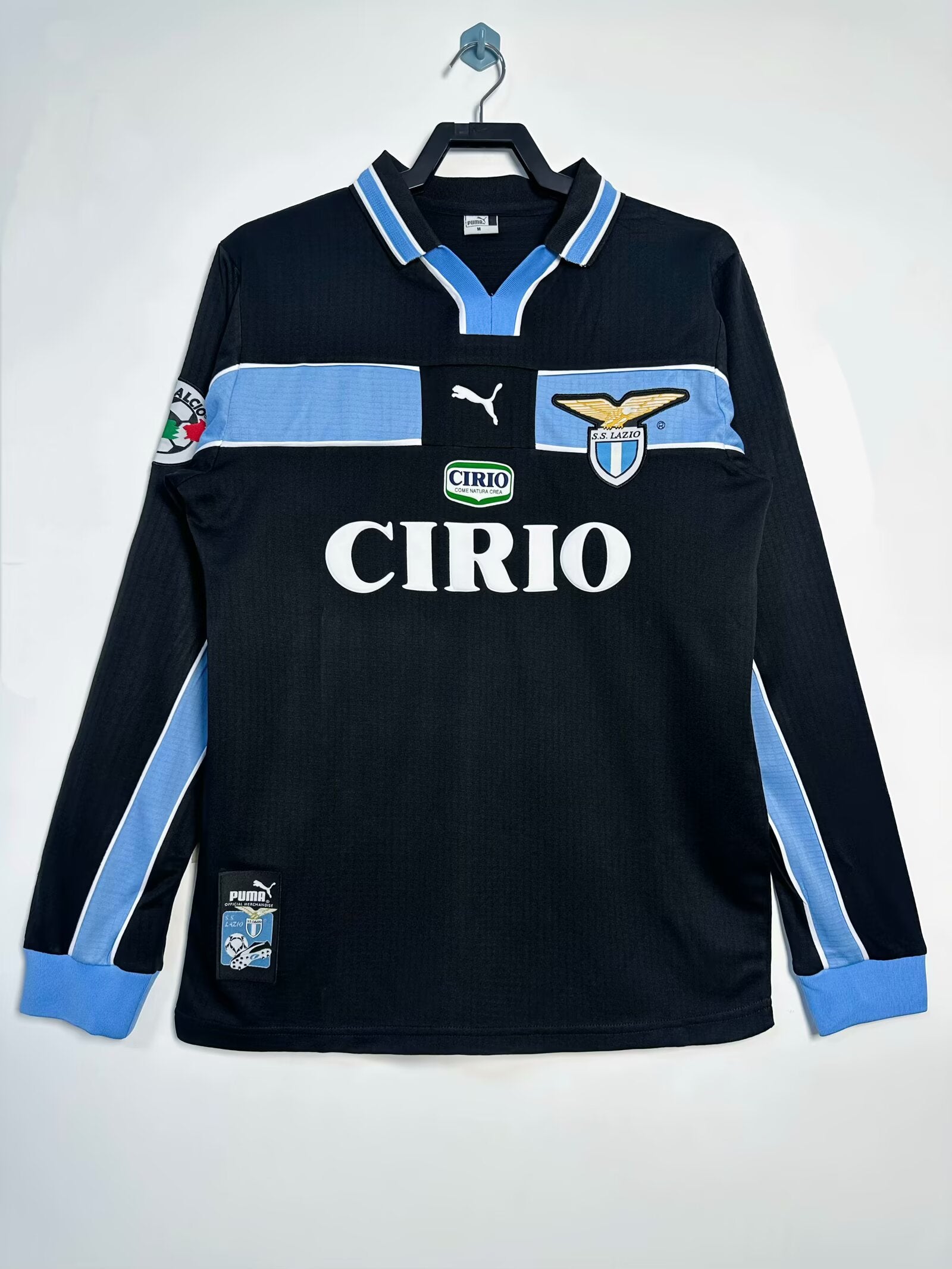 CAMISETA LAZIO II 98/99 HOMBRE (RETRO) MANGA LARGA