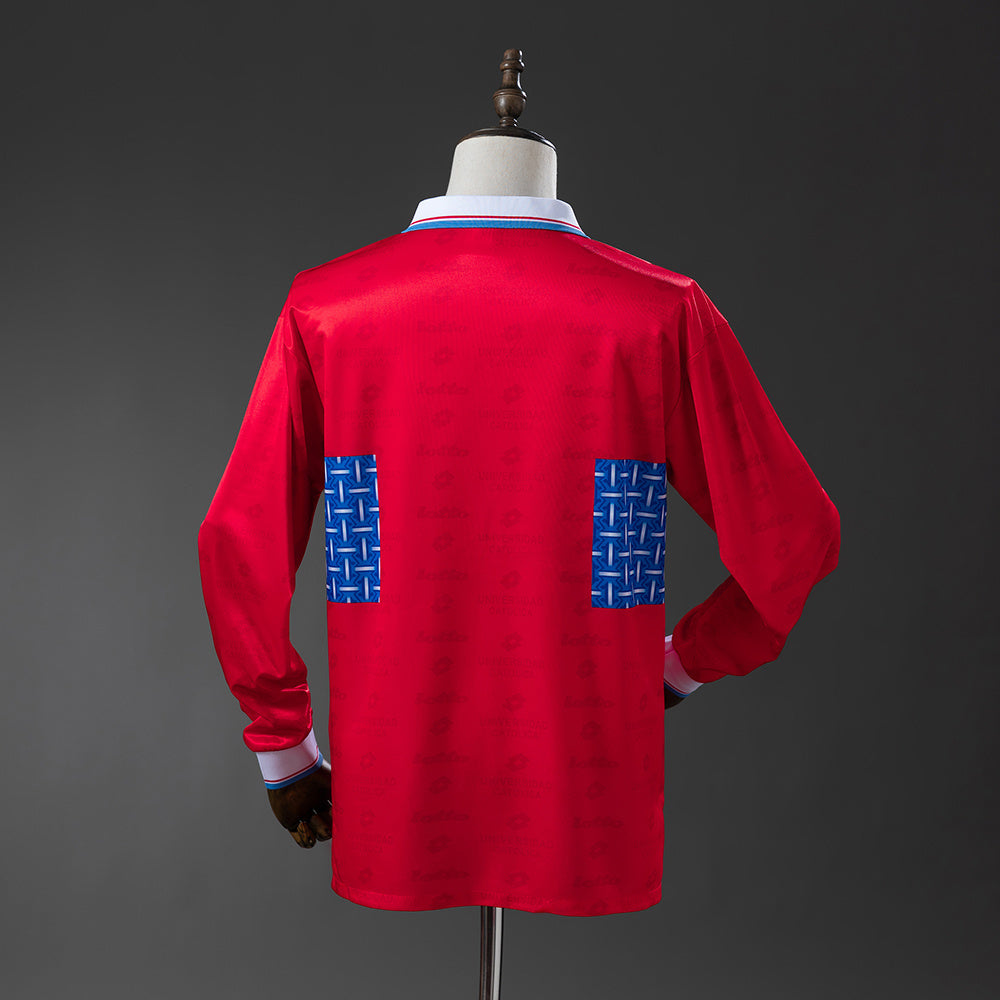 CAMISETA UNIVERSIDAD CATOLICA Il MANGA LARGA 1996 HOMBRE (RETRO)