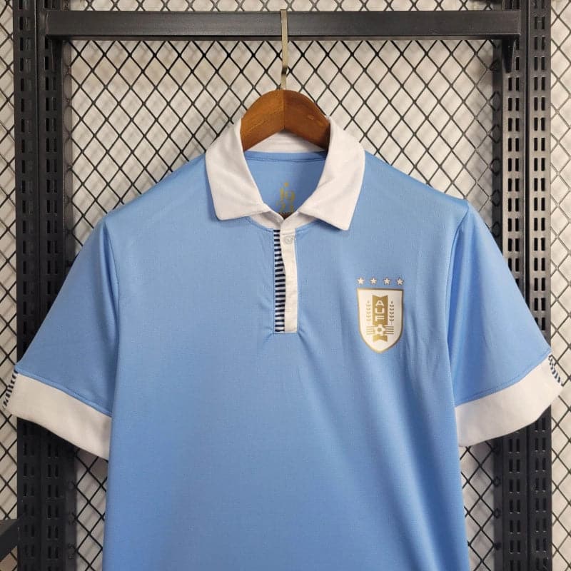 ZonaCamisetas URUGUAY I 2024 HOMBRE (VERSIÓN FAN) La Pelota Mundo URUGUAY