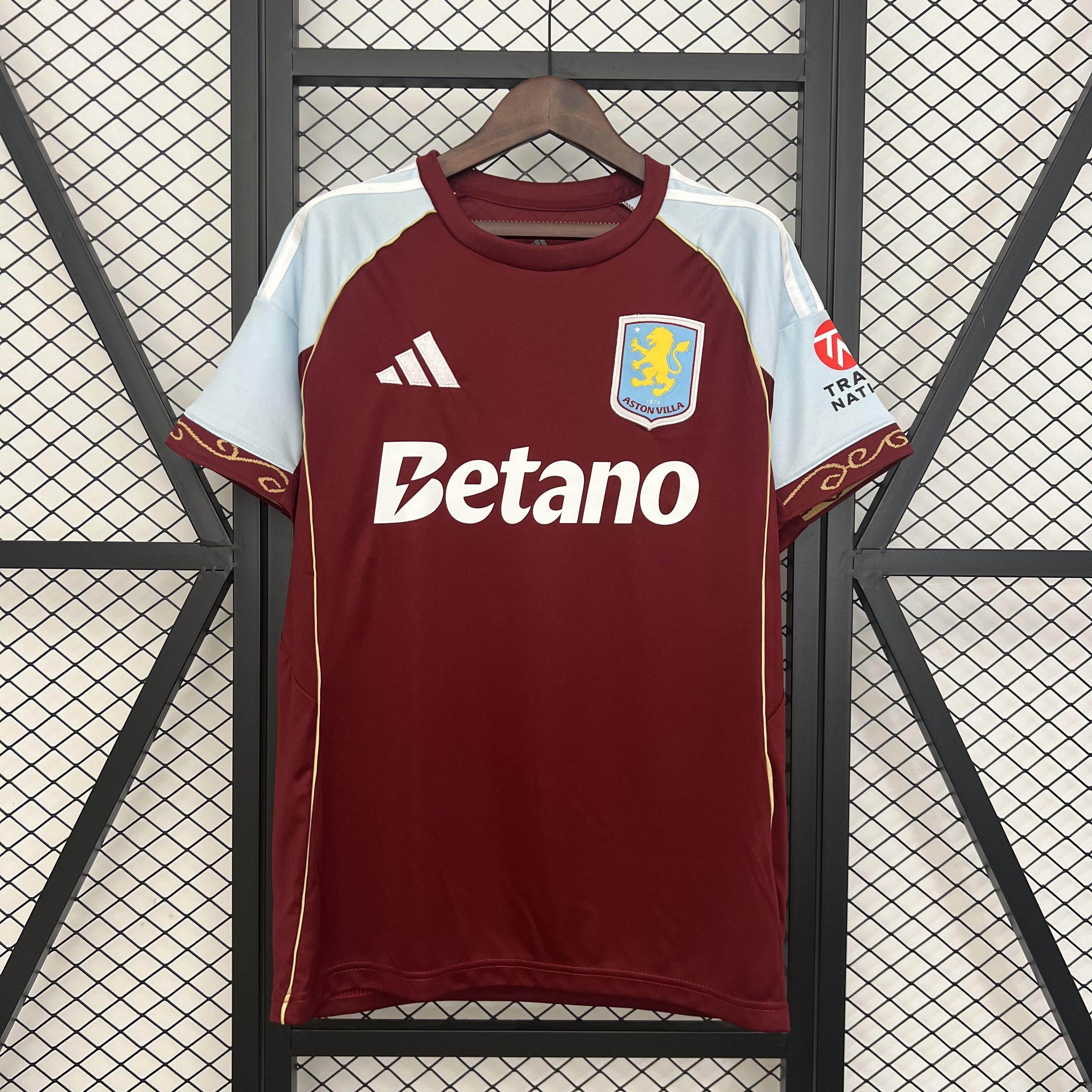 CAMISETA ASTON VILLA I 25/26 HOMBRE (VERSIÓN FAN) - ZonaCamisetas