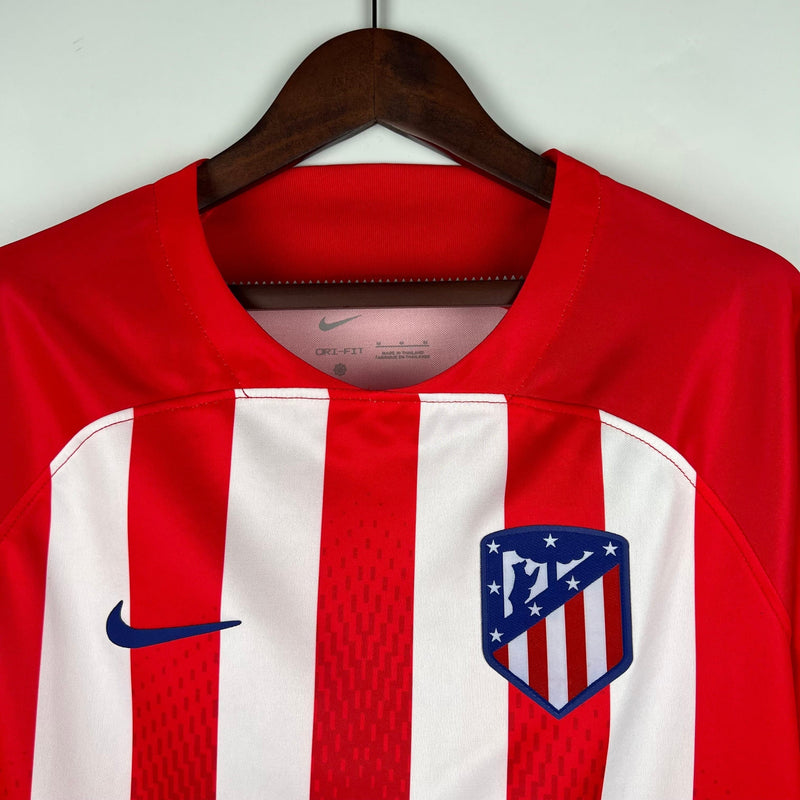 CAMISETA ATLÉTICO DE MADRID I 23/24 HOMBRE MANGA LARGA (VERSIÓN FAN)