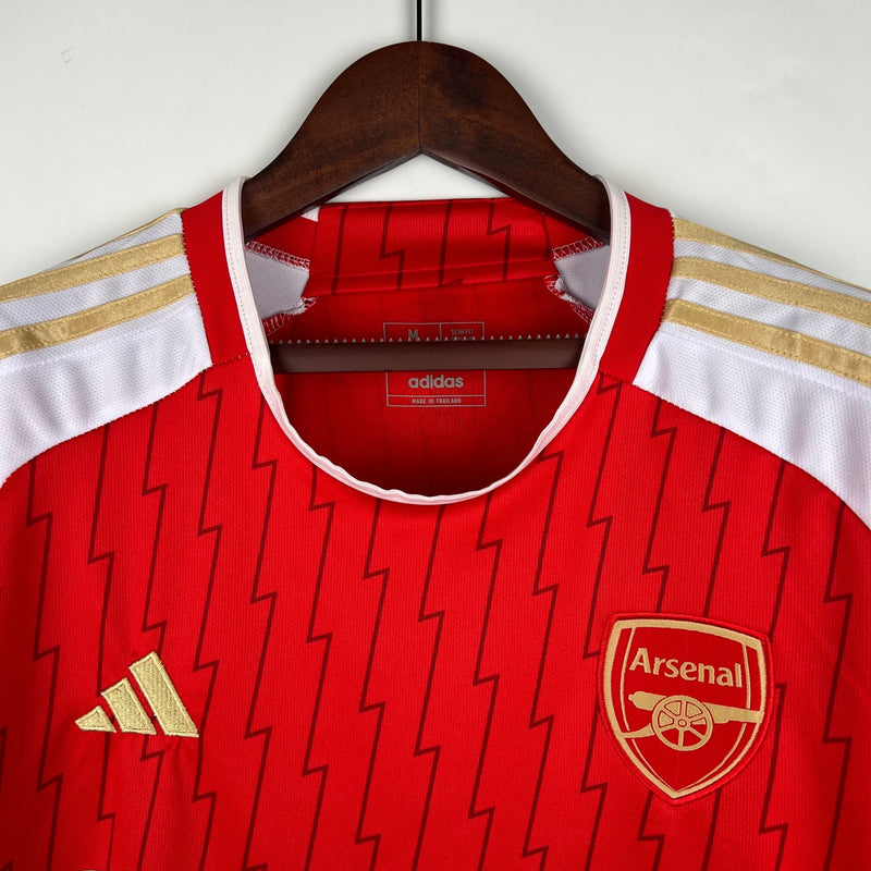 CAMISETA ARSENAL I 23/24 HOMBRE MANGA LARGA (VERSIÓN FAN)