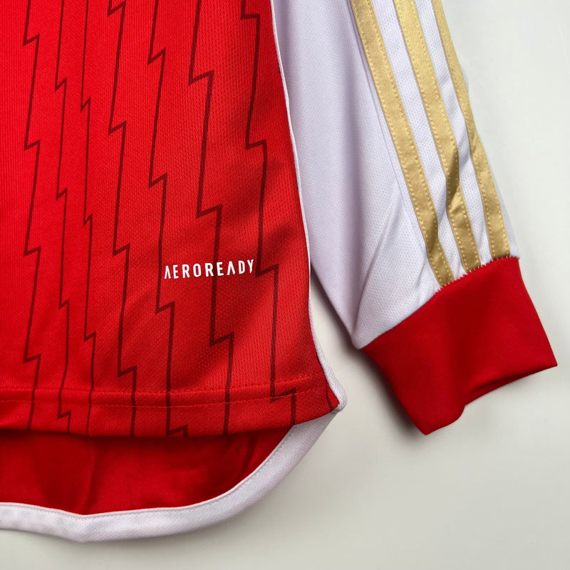 CAMISETA ARSENAL I 23/24 HOMBRE MANGA LARGA (VERSIÓN FAN)