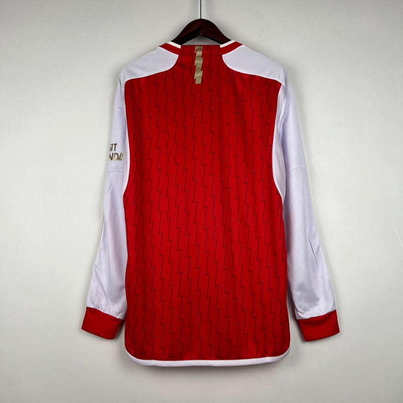 CAMISETA ARSENAL I 23/24 HOMBRE MANGA LARGA (VERSIÓN FAN)