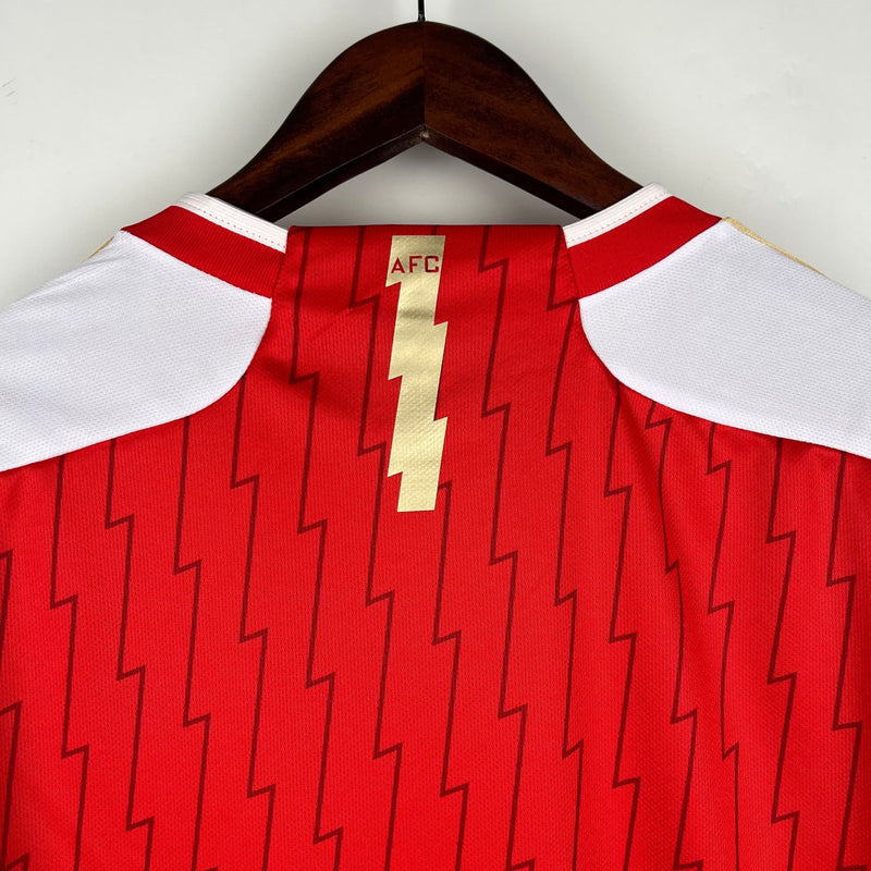 CAMISETA ARSENAL I 23/24 HOMBRE MANGA LARGA (VERSIÓN FAN)