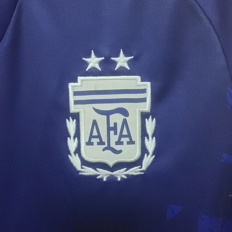 CAMISETA ARGENTINA MUNDIAL II  HOMBRE MANGA LARGA (VERSIÓN FAN)