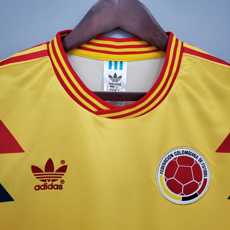 CAMISETA COLOMBIA I 1990 HOMBRE (RETRO)