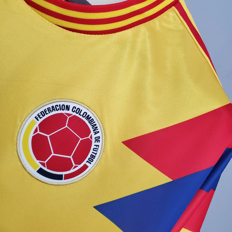 CAMISETA COLOMBIA I 1990 HOMBRE (RETRO)