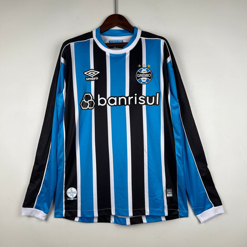 CAMISETA GREMIO I 23/24 HOMBRE MANGA LARGA (VERSIÓN FAN)