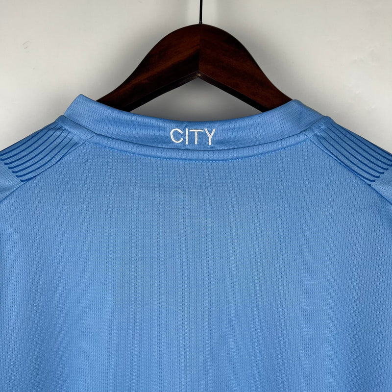 CAMISETA MANCHESTER CITY I 23/24 HOMBRE MANGA LARGA (VERSIÓN FAN)