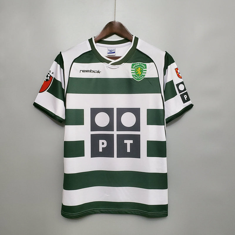 CAMISETA SPORTING LISBOA I 01/03 HOMBRE (RETRO)