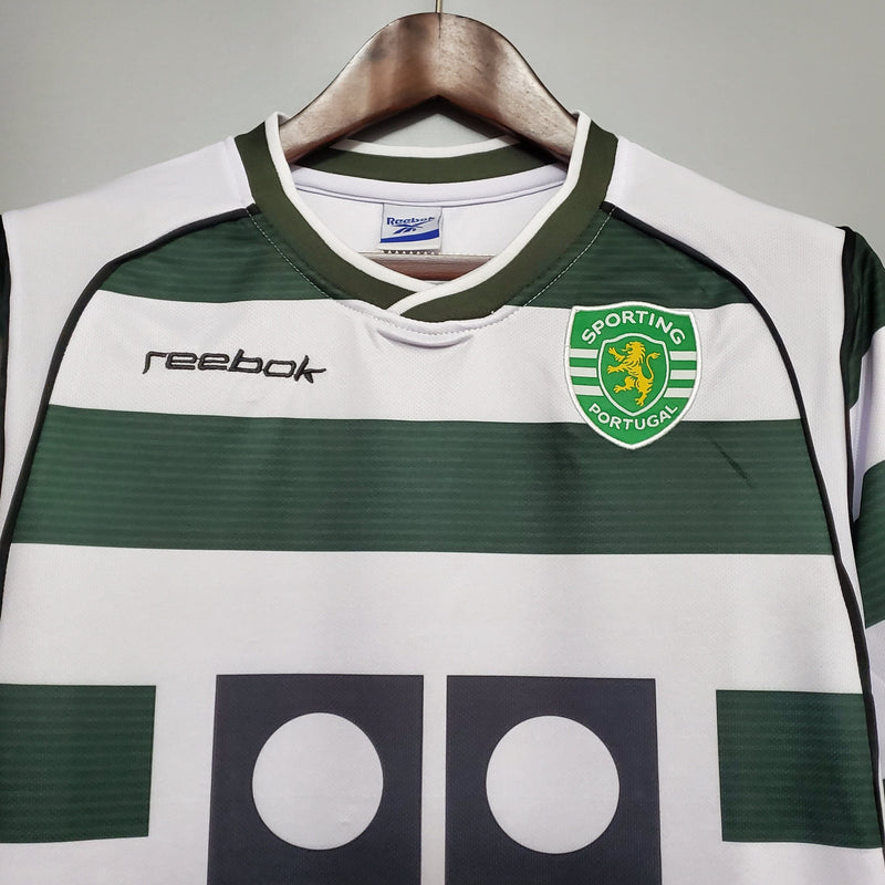 CAMISETA SPORTING LISBOA I 01/03 HOMBRE (RETRO)