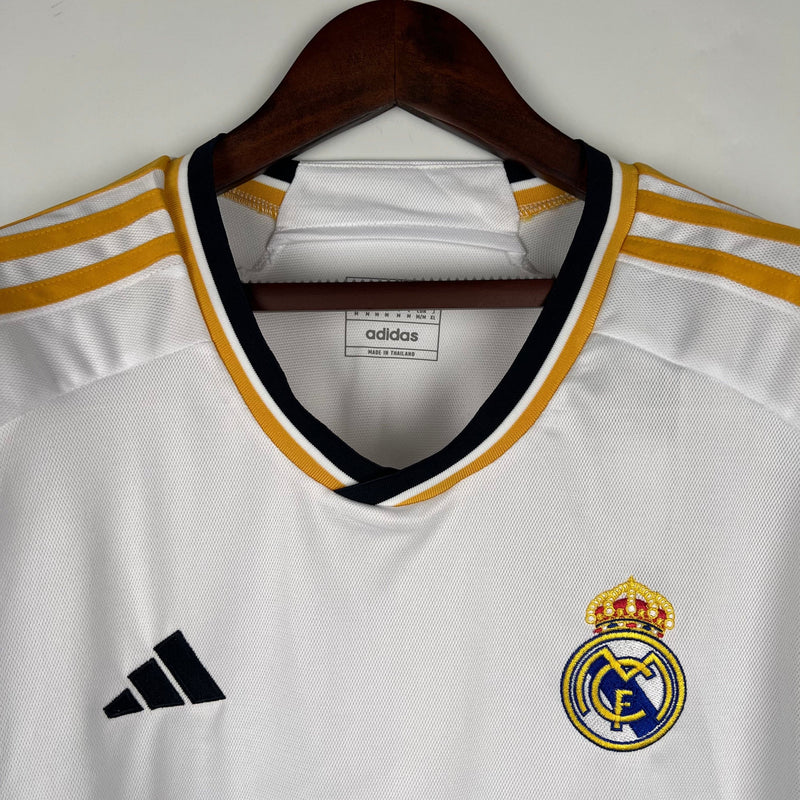 CAMISETA REAL MADRID I 23/24 HOMBRE MANGA LARGA (VERSIÓN FAN)